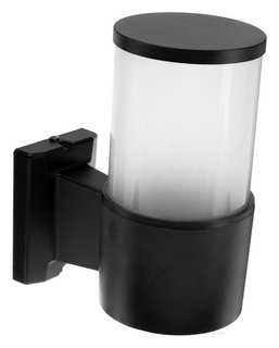 Светильник настенный Luazon Lighting 1хe27х60 Вт "Матовый", пластик, вверх, черный LuazON Home