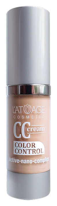 Тональный крем для лица CC cream Color Control L'atuage Cosmetic