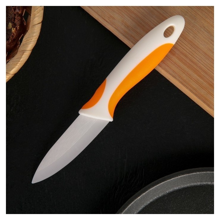 

Нож керамический «Умелец», лезвие 7 см, Микс