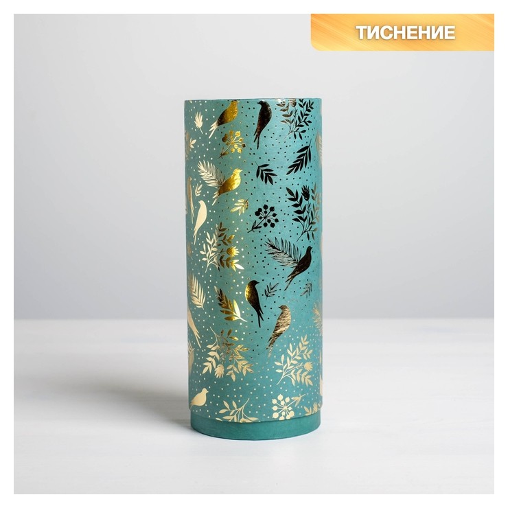 

Коробка подарочная With Good Wishes 21 × 9 см, Бирюзовый