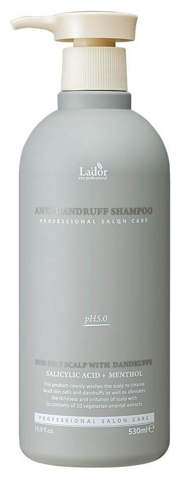 Шампунь против перхоти слабокислотный Anti Dandruff Shampoo  LADOR