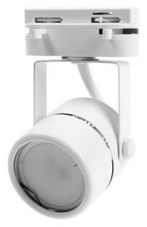 Трековый светильник Luazon Lighting под лампу Gu5.3, круглый, корпус белый LuazON Home