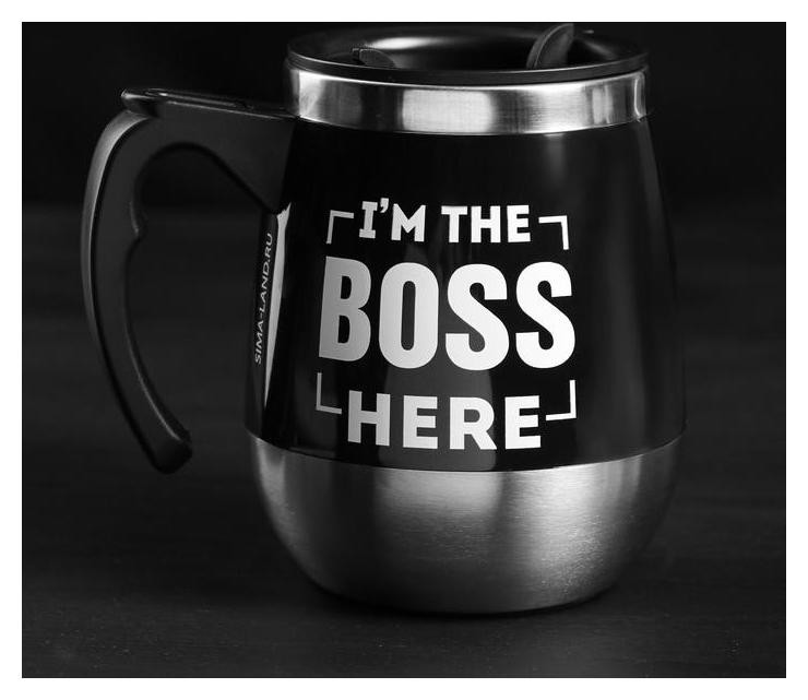 

Термокружка "Boss", 400 мл, Чёрный