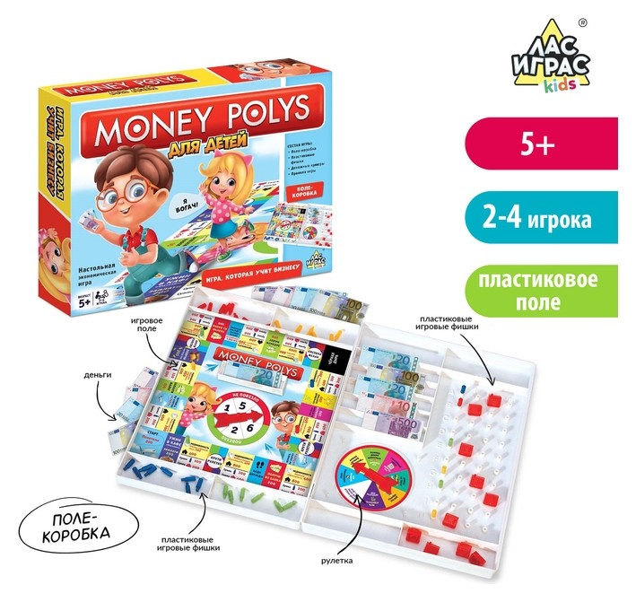

Настольная экономическая игра монополия, «Для детей»