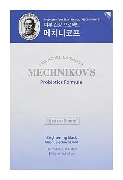 Маска для лица тканевая осветляющая с пробиотиками Brightening Mask Holika Holika Mechnikov’s Probiotics Formula