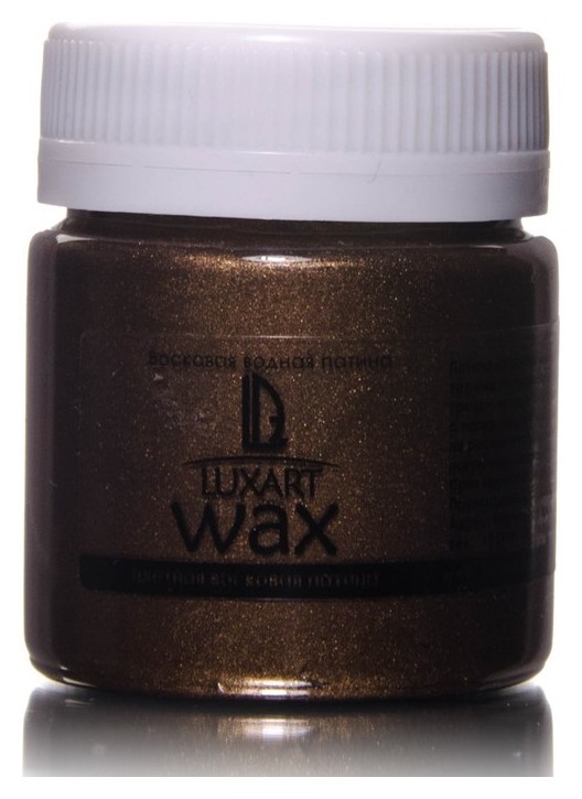 

Воск для патинирования 40 мл Luxart Luxwax золото коричневое W7v40, Золотистый