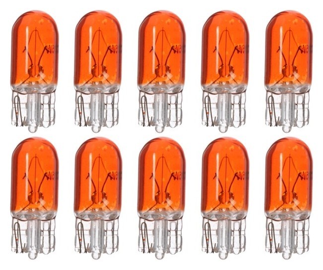 

Галогенная лампа Cartage Orange T10 W5w, 5 Вт, 12 В, набор 10 шт