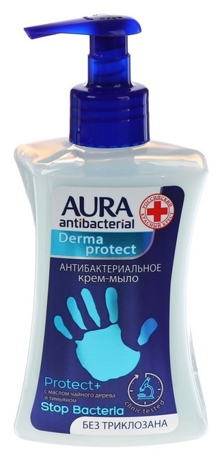 

Крем-мыло антибактериальное Derma Protect