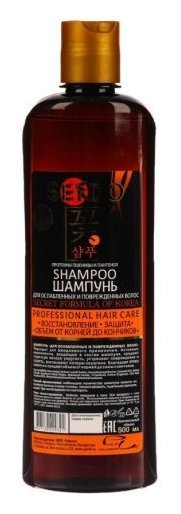 Шампунь для ослабленных и поврежденных волос с пантенолом Professional Hair Care Sendo