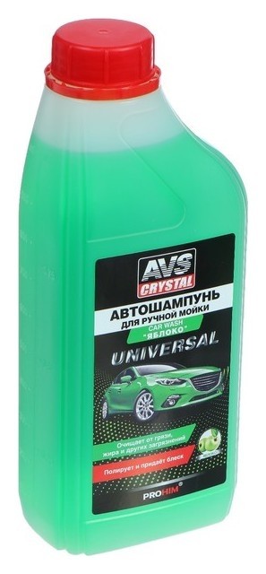 

Автошампунь AVS универсальный, яблоко, 1 л, Avk-705