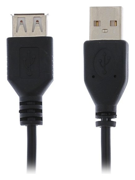 

Кабель-удлинитель "Гарнизон" Gcc-usb2-amaf-1.8m, Usb2.0, A(M)-a(f), 1.8 м, черный