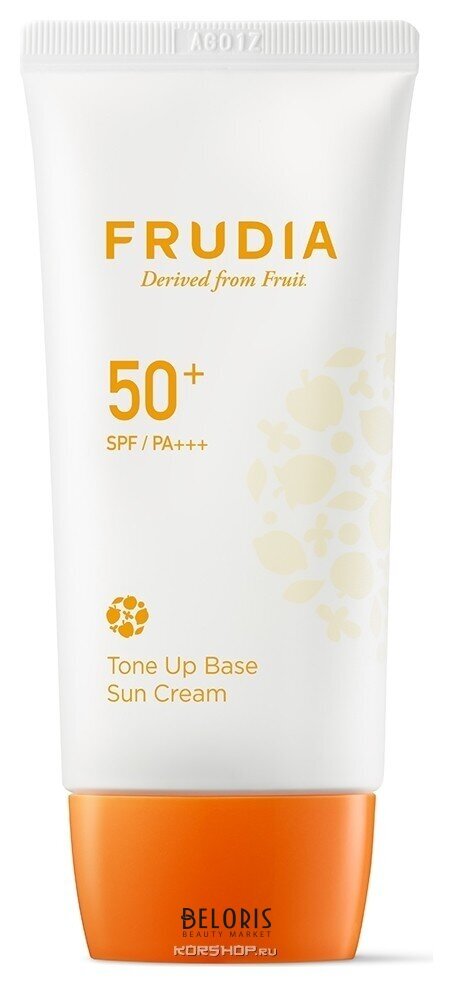 Тональная крем-основа для лица солнцезащитная SPF50+/PA+++ Tone Up Base Sun Cream Frudia