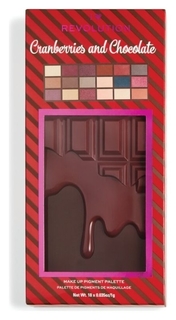 Палетка пигментов для лица Cranberries & Chocolate Make Up Pigment Palette I Heart Revolution