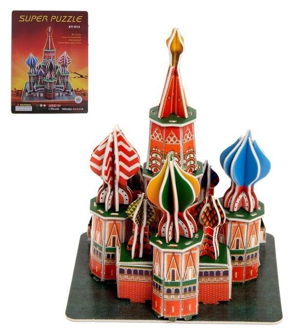 Конструктор 3D «Храм василия блаженного»  