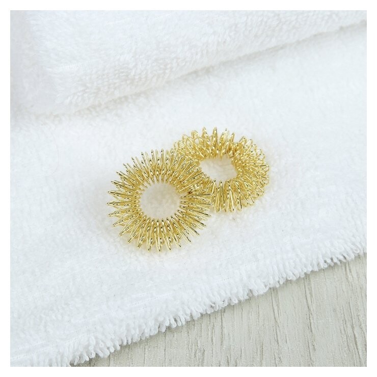 Массажёры для пальцев рук, цвет золотой  