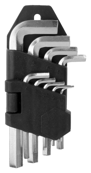 Набор ключей шестигранных Lom, 1.5 - 10 мм, 9 шт.