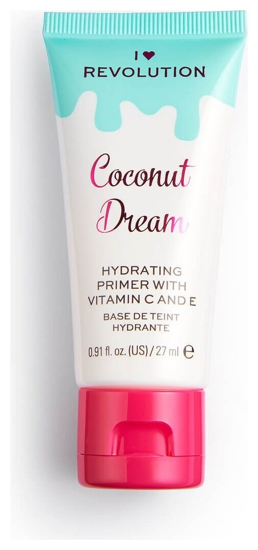 Праймер для лица увлажняющий Coconut Dream Hydrating Primer With Vitamin C And E I Heart Revolution