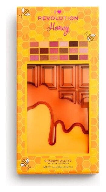 Палетка теней для век Honey Chocolate Palette I Heart Revolution Chocolate