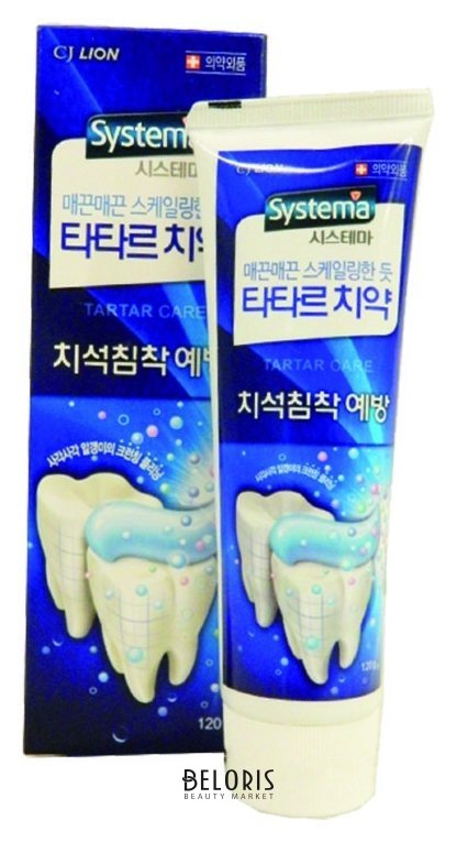 Зубная паста Systema tartar control (Контроль над образованием камня) CJ Lion Systema