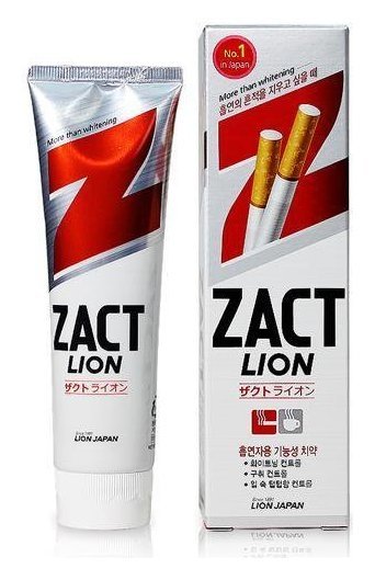Зубная паста Отбеливающая "Zact Lion" отзывы