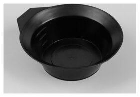 Чаша для окрашивания, D = 12 см, цвет чёрный 