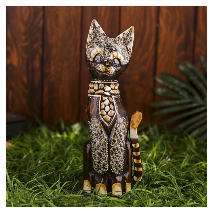 

Сувенир "Кошка задумчивая", Разноцветный