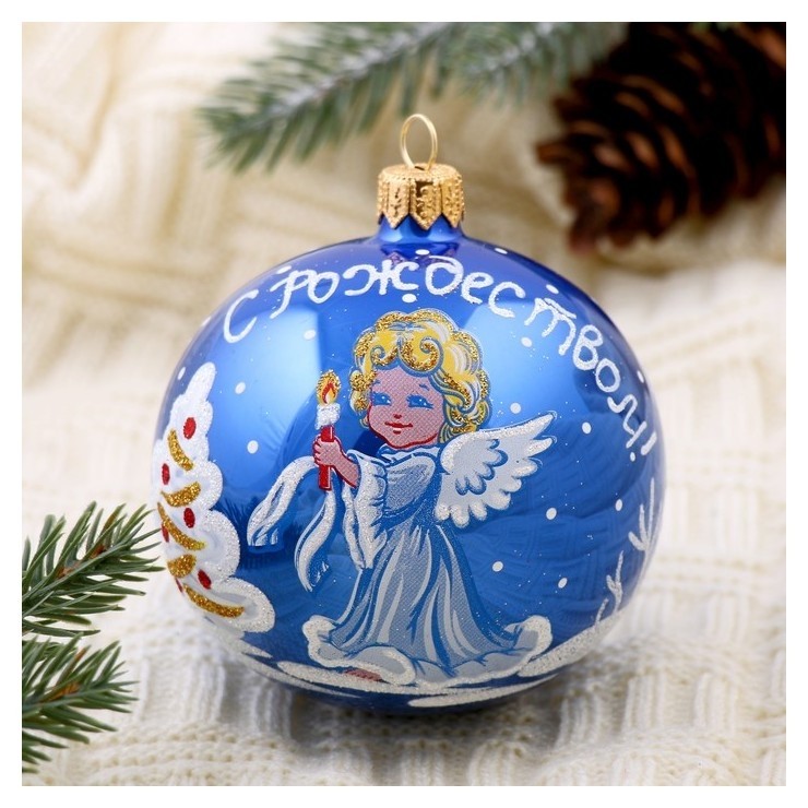 

Шар "Рождественская сказка" 8,5 см, Микс