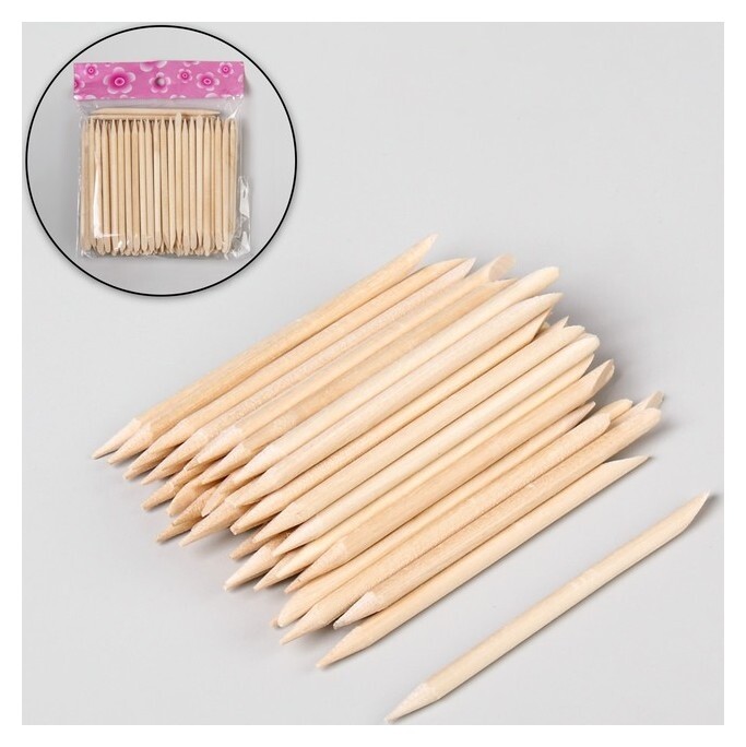 Апельсиновые палочки для маникюра, 7 см, 100 шт отзывы