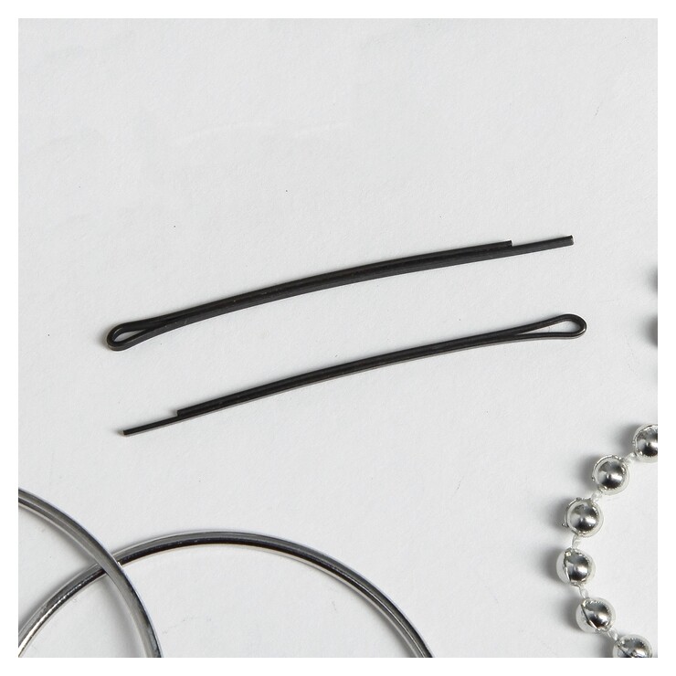 Невидимки для волос прямые Цвет чёрный  