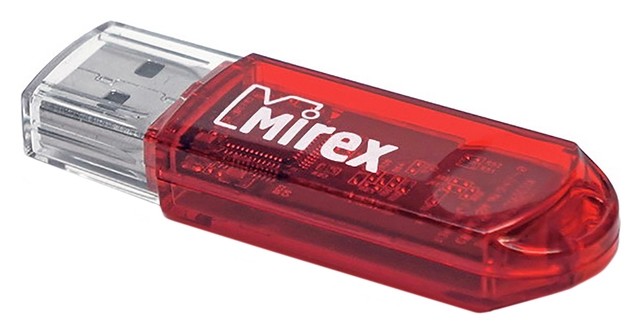 

Флешка Mirex ELF Red, 4 Гб, Usb2.0, чт до 25 мб/с, зап до 15 мб/с, красная, Красный