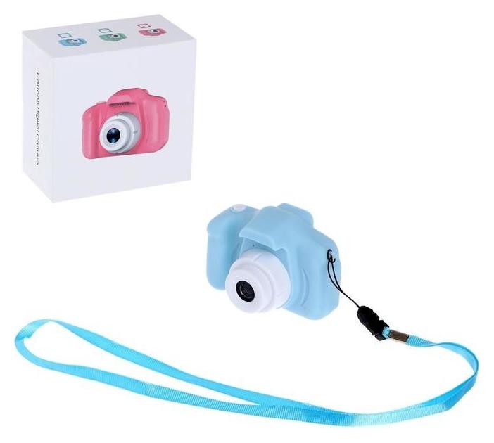 Детский фотоаппарат «Маленький фотограф», цвет голубой