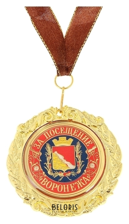 Медаль на подложке «За посещение воронежа» NNB