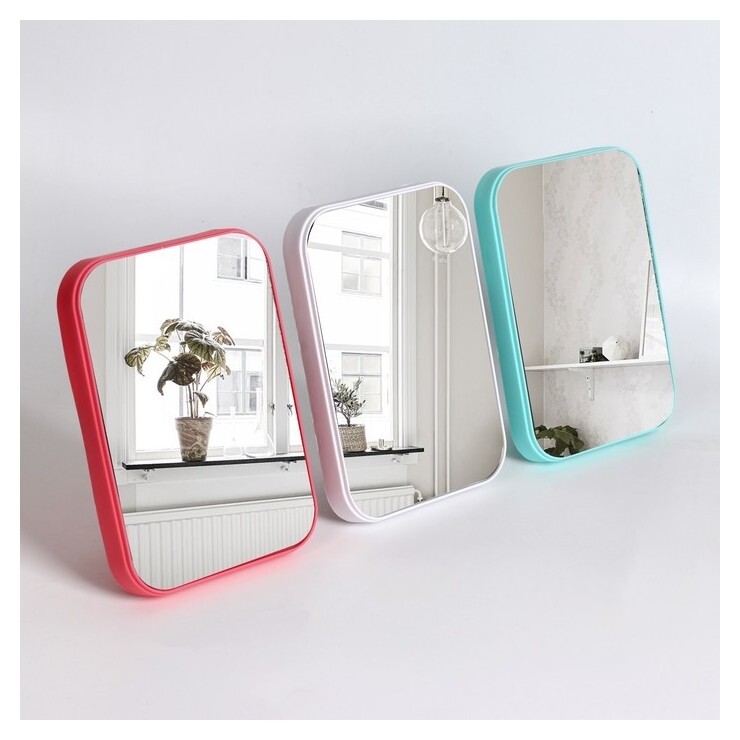 Зеркало настольное, зеркальная поверхность 12,7 × 17,7 см  