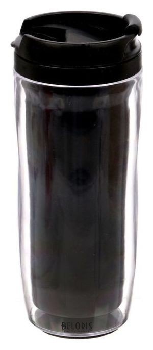 Термостакан под полиграфическую вставку, чёрный, 350 мл NNB