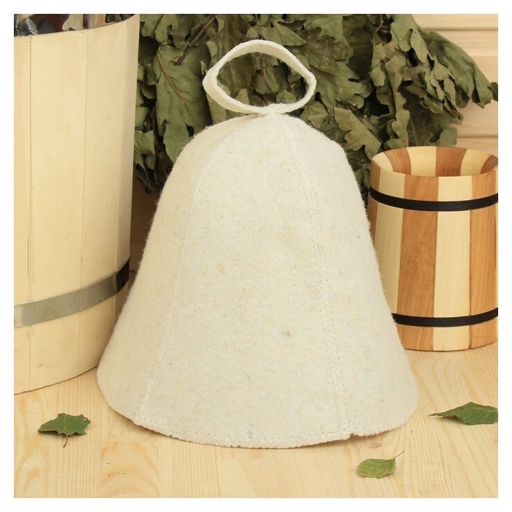 Шапка для бани и сауны светлая отзывы