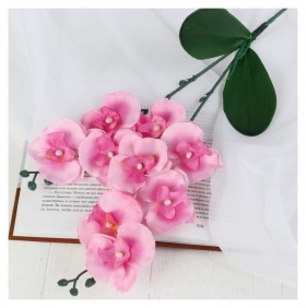 Цветы искусственные Орхидея Фаленопсис Мультифлора цвет розовый 