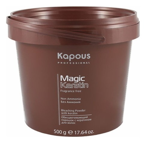 Обесцвечивающий порошок с кератином Non Ammonia «Magic Keratin» Kapous Professional Magic Keratin