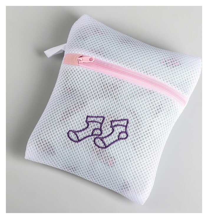 Мешок для стирки, 17×20 см, трехслойный, крупная сетка отзывы