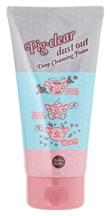 Глубоко очищающая пенка для лица Pig Clear Dust Out Deep Cleansing Foam отзывы