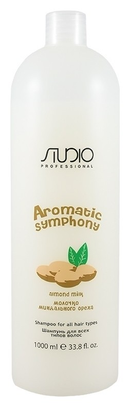 Шампунь для всех типов волос Молочко миндального ореха серии Aromatic Symphony Kapous Professional Studio Professional