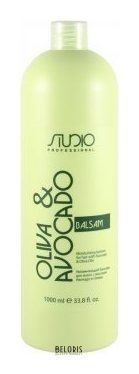 Бальзам увлажняющий для волос с маслами авокадо и оливы Kapous Professional Studio Professional