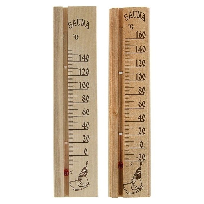 Деревянный термометр для бани и сауны 