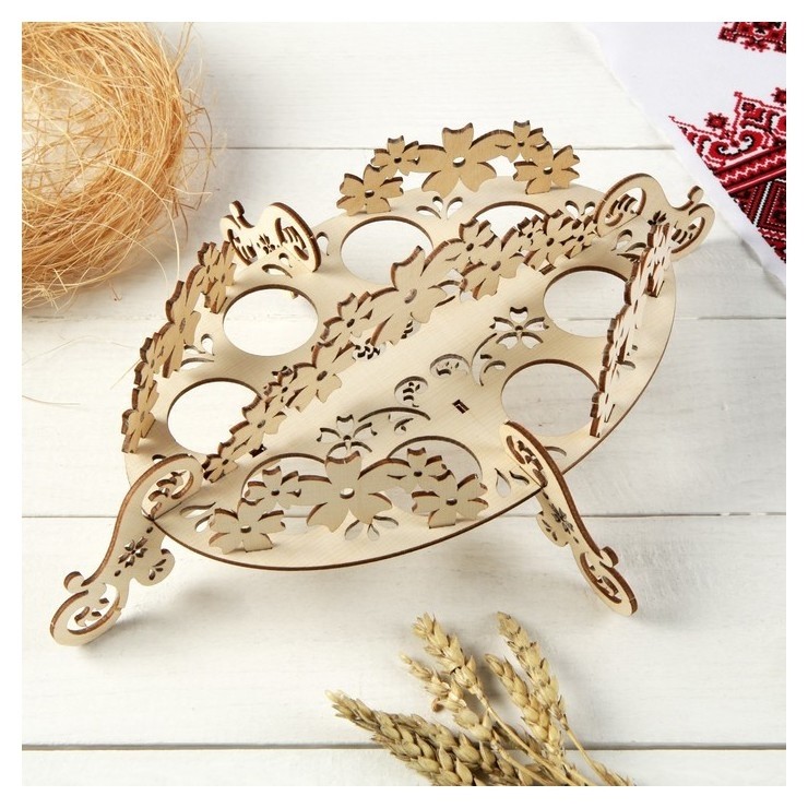 

Подставка для 8 яиц "Пасхальная", 31*24 см, Коричневый