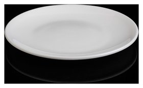 Тарелка десертная White Label, 17,5×17,5×2 см, цвет белый 
