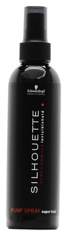 Спрей Silhouette Pure Pumpspray Schwarzkopf Professional Silhouette Super Hold