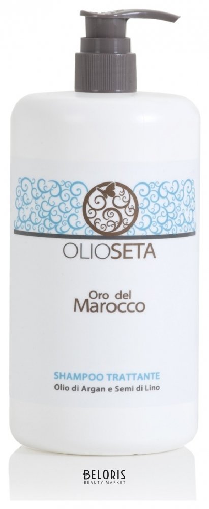 Питательный шампунь с маслом арганы и маслом семян льна Barex Italiana Olioseta Oro Del Marocco