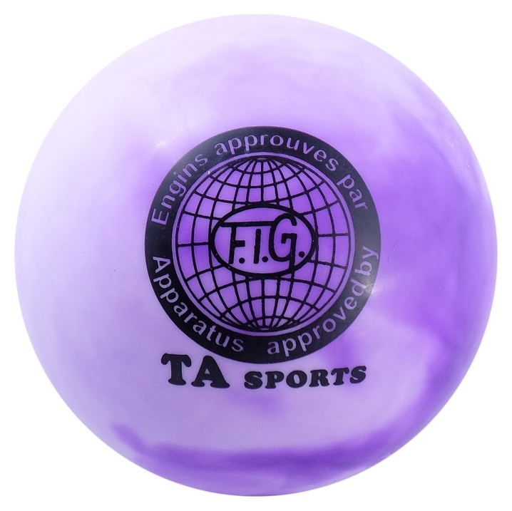 Мяч для гимнастики 16,5 см, 280 г, цвет фиолетовый