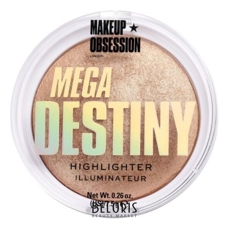 Хайлайтер для лица Mega Destiny Highlighter Makeup Obsession Mega