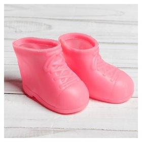 Ботинки для куклы «Бантики», длина подошвы: 6,5 см, 1 пара, цвет розовый 