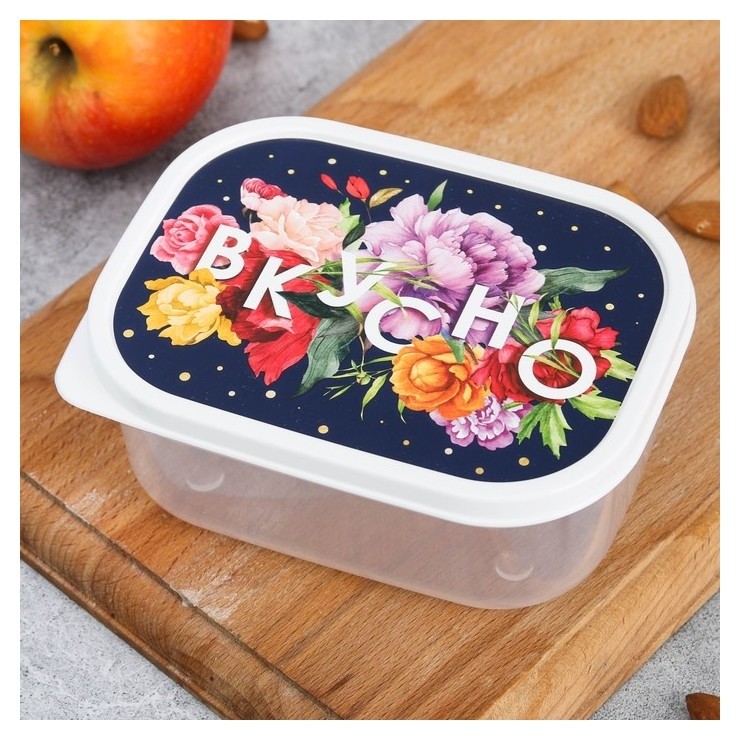 

Ланч-бокс «Вкусно», 0.5 л, Разноцветный